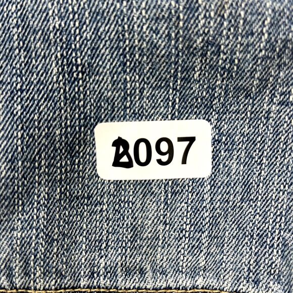 HOLLISTER CO Denim Jacket Girls Juniors Small distressed Tropical lined - Picture 15 of 15